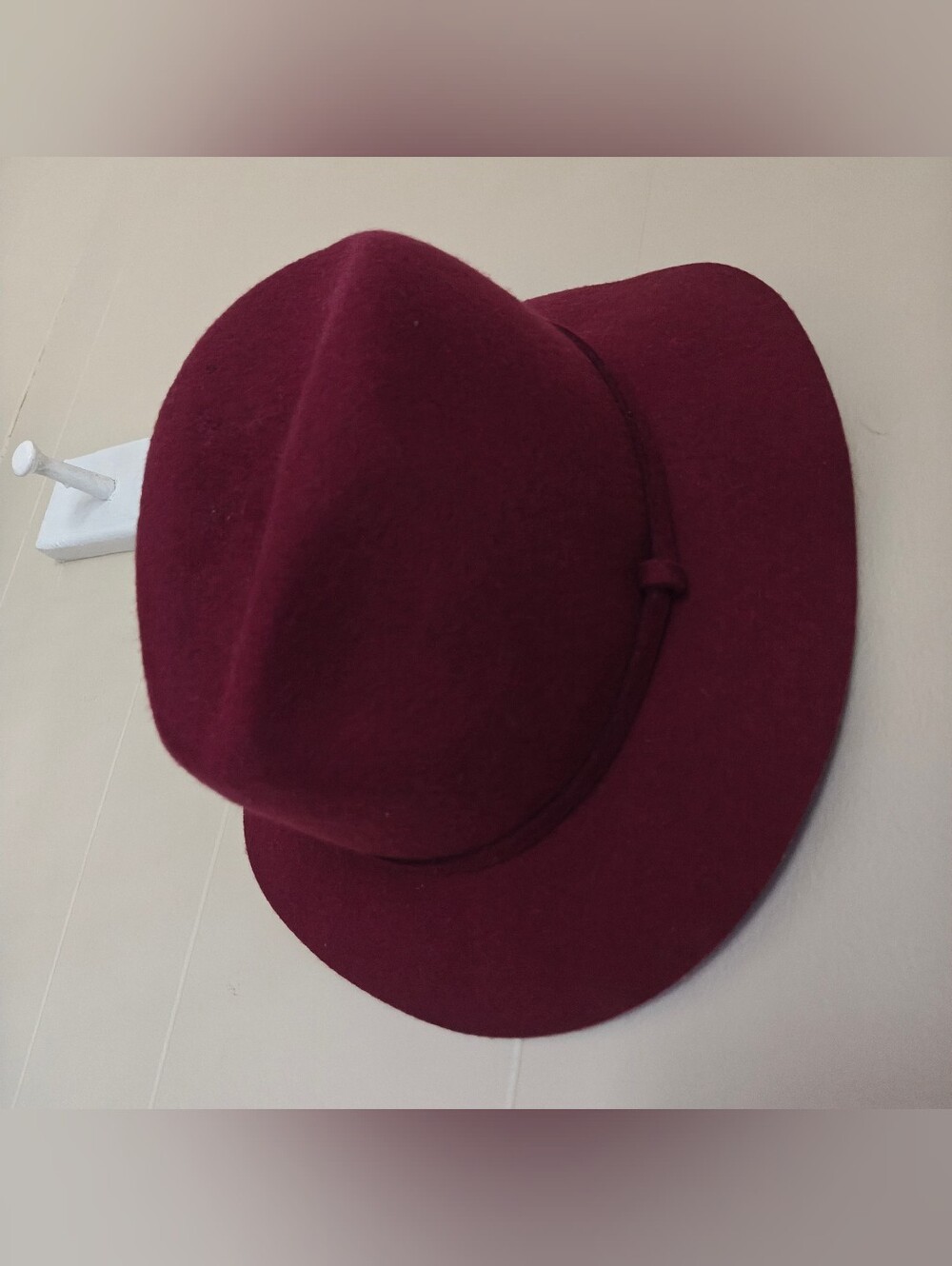 J. Crew Burgundy Women's Wool Hat